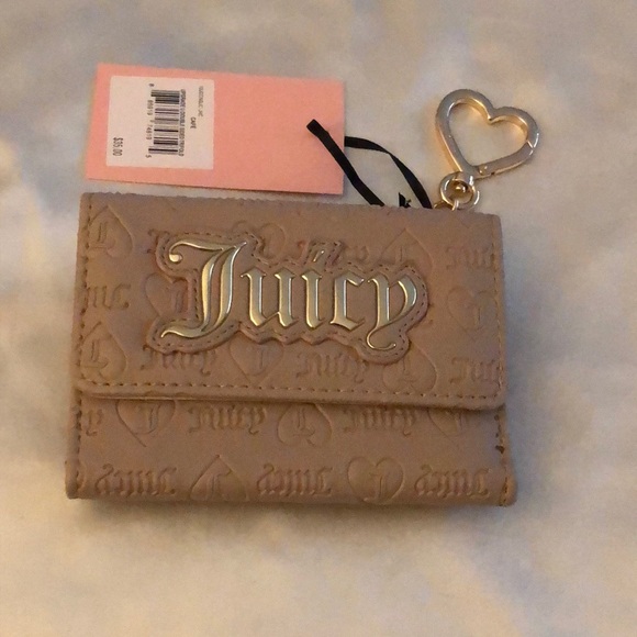 Juicy Couture Cafe Upgrade U Double Sided Trifold Wallet NWT - Picture 1 of 16